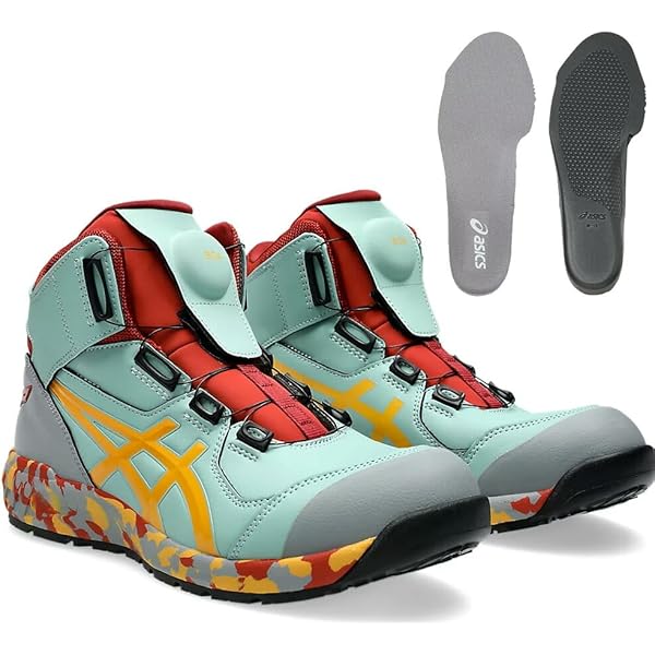 77▢asics WIN JOB CP304 安全靴 UT0330-1 ASICS Safety Shoes Winjob Grey CP304 Boa Work Shoes Wide